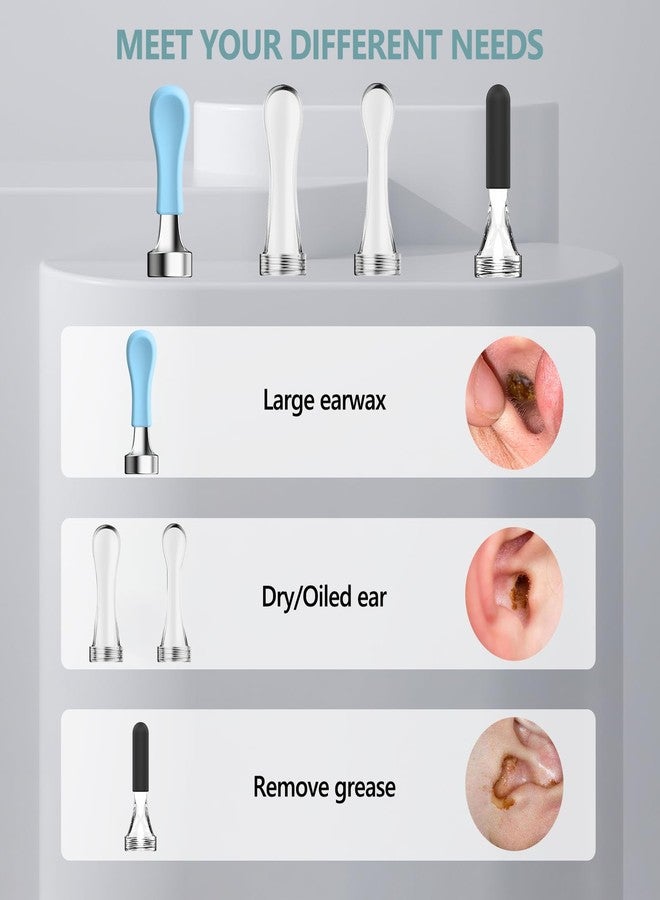Bebird Replacement Tips Ear-10 PCS Ear Wax Removal Tips for Wet/Dry Earwax Cleaning- Original BEBIRD Ear Cleaner Tips Ear Wax Removal Tool Set for R1 /W3/R3/M9/T15/X3/D3Pro/X1+Plus (Dia. 3.5mm) - Image 4